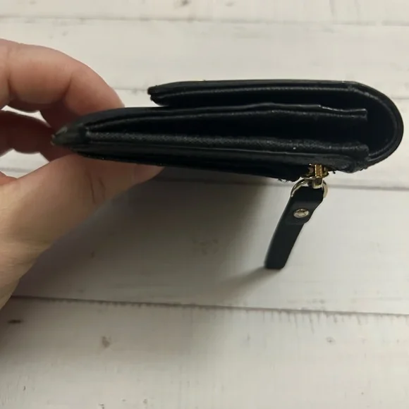 Kate Spade Black Card Holder with Keyring LOA